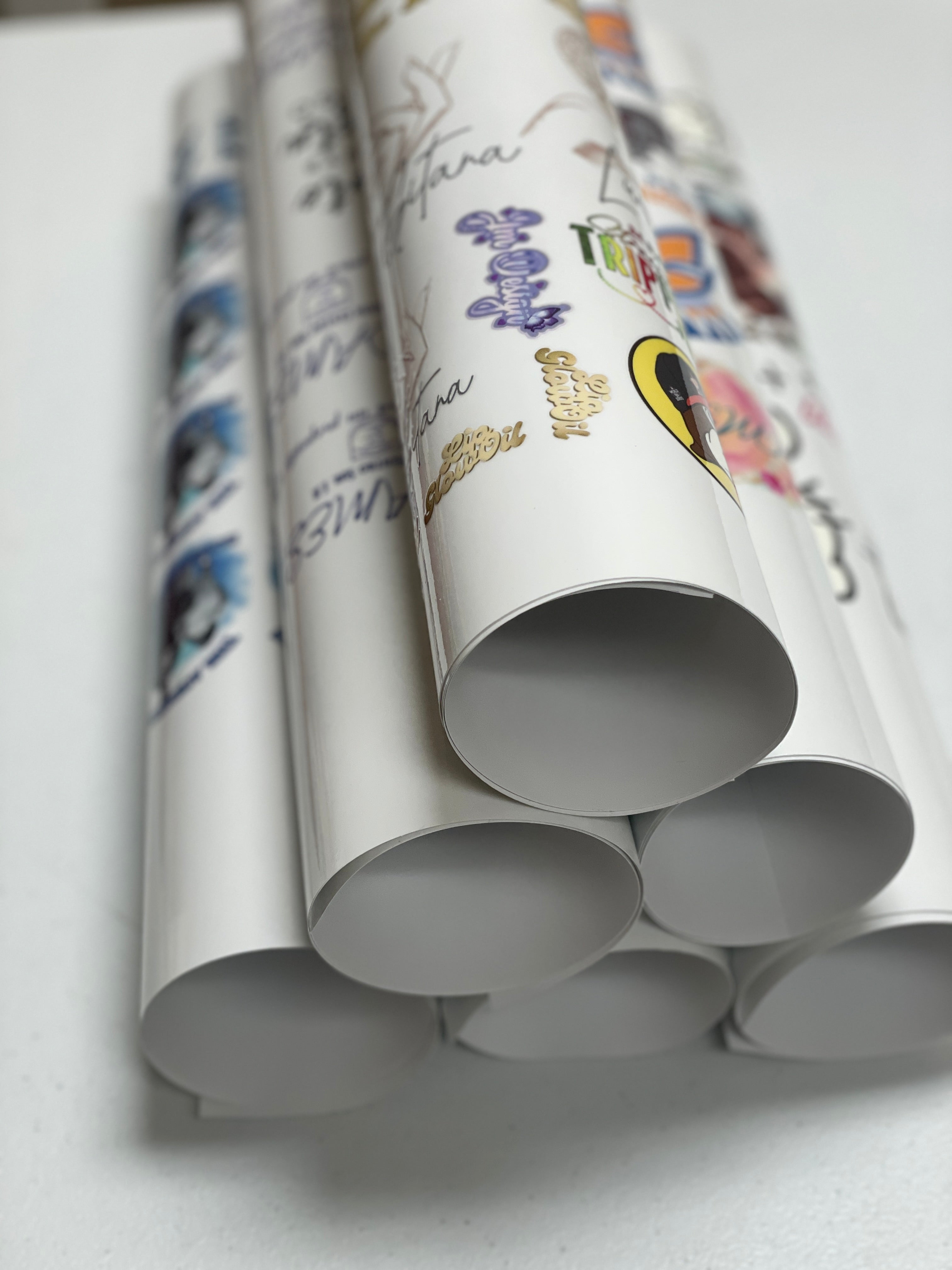 custom uv dtf gang sheets